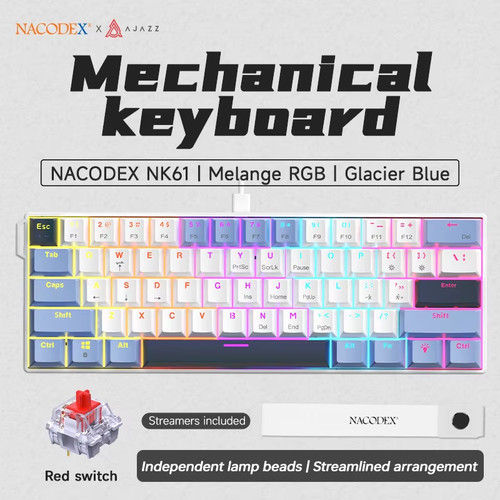 Ajazz nk61 wired - ajazz,