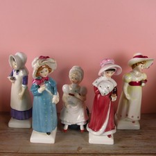 Royal Doulton Figurines Kate Greenaway Collection Joblot x 5
