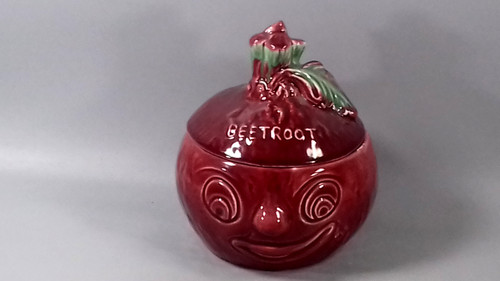 Sylvac 4553 face pot beetroot - face,