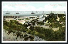 HOYLAKE, VIEW FROM THE SANDS.  Wirral, near Liverpool
