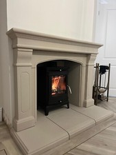 SANDSTONE SURROUND FIREPLACE