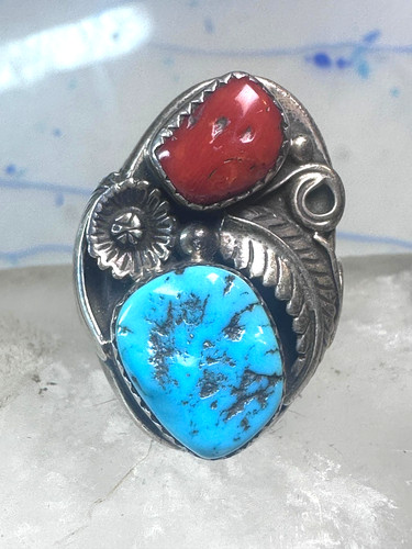 Navajo turquoise coral - navajo,