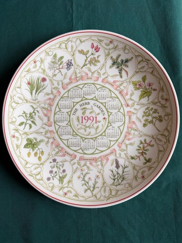 Wedgwood 1991 calendar plate - wedgwood,