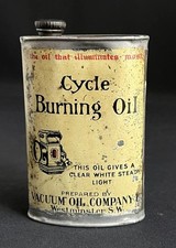 CYCLE BURNING LAMP OIL CAN