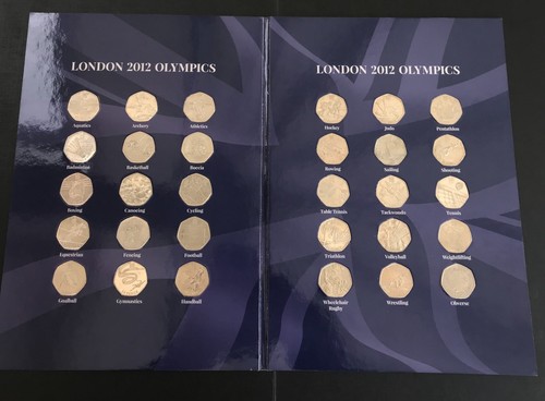 2012 olympics 50p - olympics, set