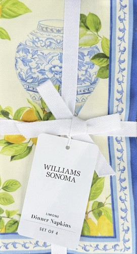 Williams sonoma limone napkins - limone,