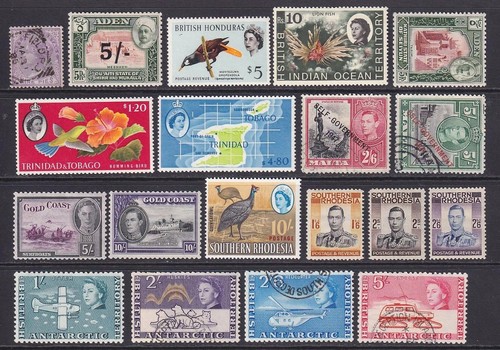 British commonwealth stamps - british,