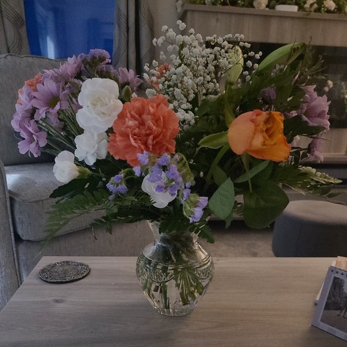 Crystal vase swags - crystal,