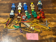Lego Ninjago Minifigures Body Parts Accessories Weapons Black Gold Red Swords