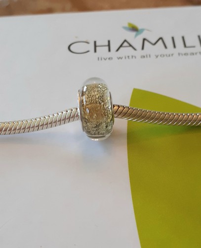 Chamilia gold murano glass - murano,