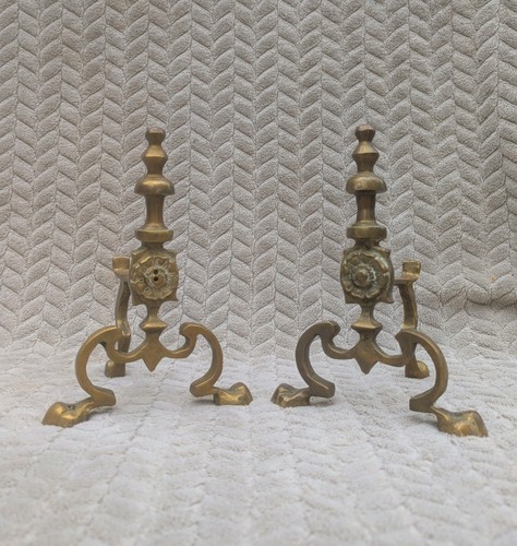 Lovely pair antique - pair, brass