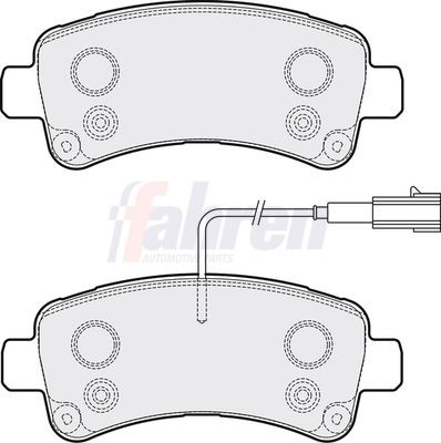 Rear brake pad - for, citroen
