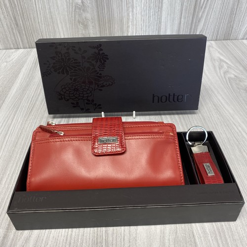 Hotter red leather coin - hotter, card