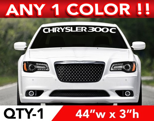 Chrysler 300c windshield decal - chrysler,