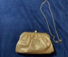 Rose Gold Sparkly Clutch Bag