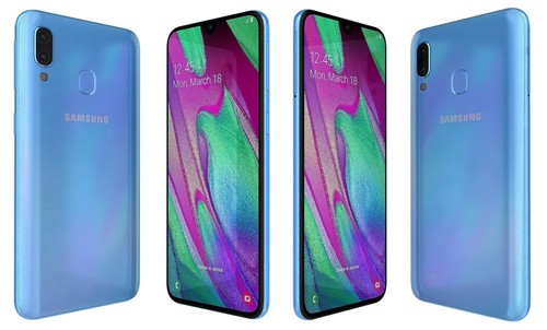 Samsung galaxy a40 blue - a40,