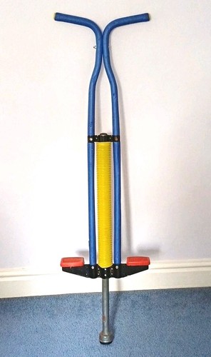 Spring powered pogo stick - powered,