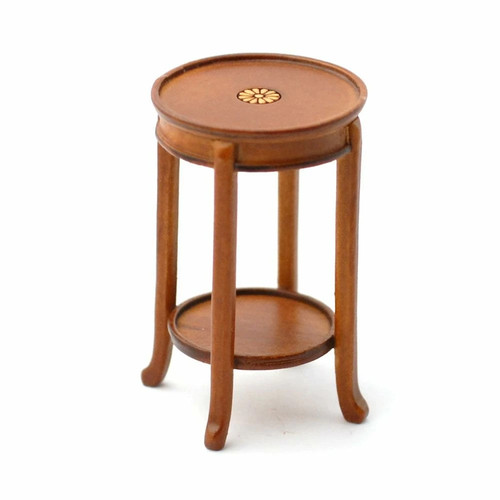 Dolls house inlaid plant stand - house,