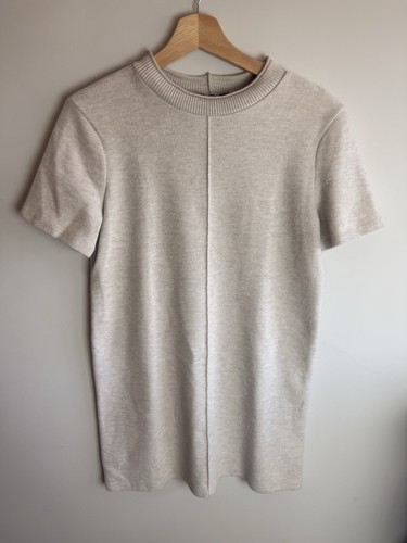Zara beige knitted dress - beige, short