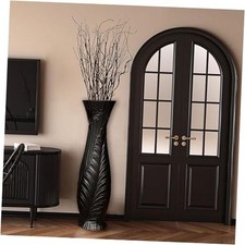 Tall Black Floor Vase 30