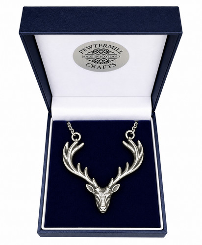 Handmade pewter stag decanter - handmade,