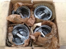 BMC O Series Engine Pistons NOS Hepolite Sherpa 200 230 250 2550 CR 8:1  +.030"