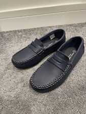 Manuel Verdu Boys Navy Blue Leather Shoes Size 34/uk 2