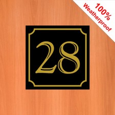 3" House Number Sticker –
