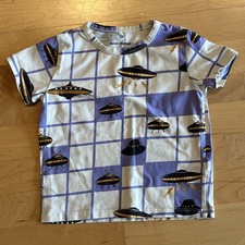 Mini Rodini UFO Space Print T