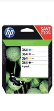 Genuine HP 364 B/C/M/Y Multipack Ink Cartridges N9J73AE | FAST FREE DELIVERY