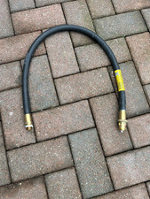 Straight Gas Cooker Hose 3ft x 1/2" Bayonet Gas Approved