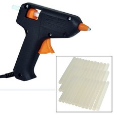 Electric Glue Gun + 50 Hot Melt Adhesive Mini Sticks Hobby Diy Craft -10W