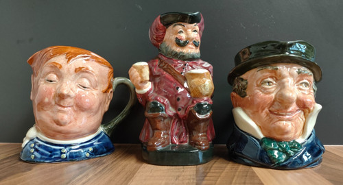 Royal doulton jugs fat - doulton,