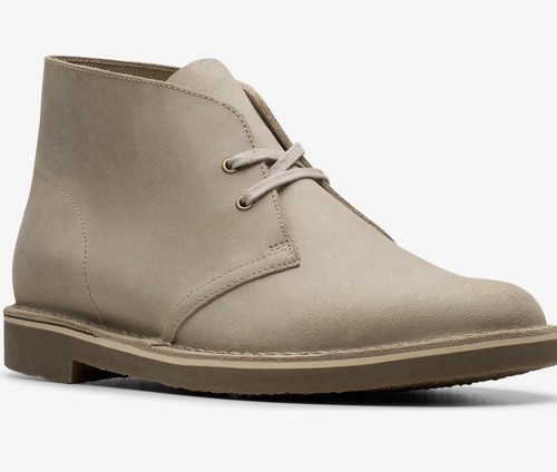 Clarks mens shepton taupe - clarks,