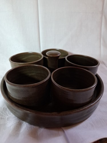 Studio pottery condiments hors - condiments,