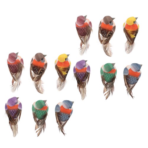 Pcs small bird figurines - pcs,