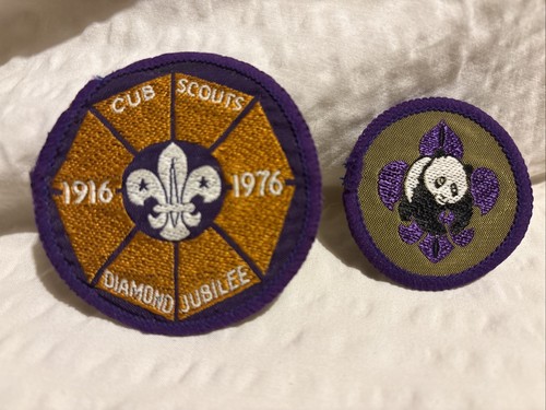 Vintage 1970s cub scout badges - vintage,