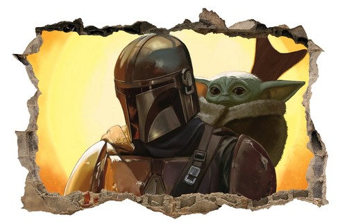 Mandalorian star wars hole - mandalorian,