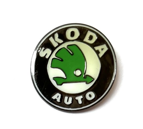 Skoda badge pin - skoda, enamel