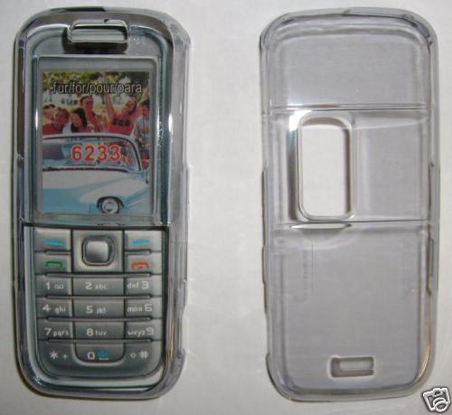 Clear smoked nokia 6233 clip - clear,