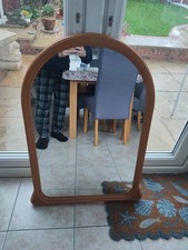 Solid Pine Wood Heavy Duty Wall Mirror