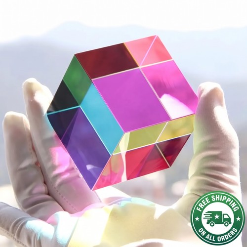 Optical prism cube 20mm - optical,