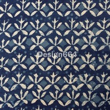 Indian Block Print Indigo