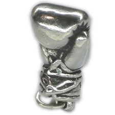 Boxing glove sterling silver