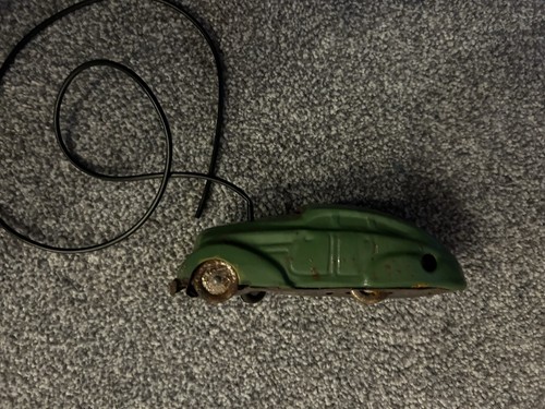 Clockwork vintage tinplate car - clockwork,