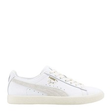 BRAND NEW Puma Clyde Base Trainer Puma White / Whisper White / Puma Team Gold