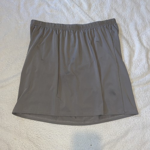 Grey polyester short - grey,