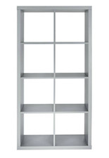 Habitat Squares Plus 8 Cube Storage Unit - Grey | Modern Organizer Shelves