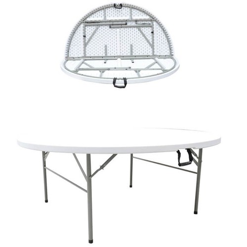 Plastic 4ft centre fold round - 4ft,