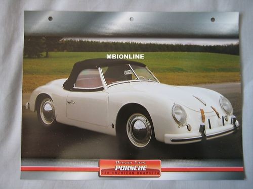 Porsche 356 american roadster - 356,